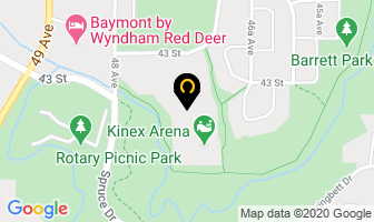 Red Deer Minor Hockey Commission in Red Deer map