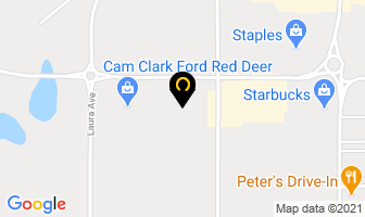 Red Deer Toyota in Red Deer County map