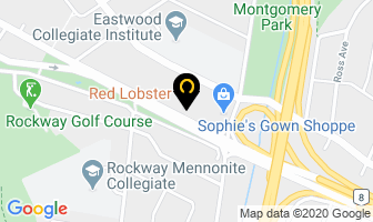 Red Lobster in Kitchener map