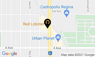 Red Lobster in Regina map