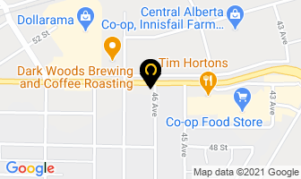 Red Ox Steakhouse in Invermere map