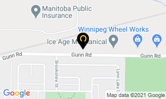 Red River Air Brake in Winnipeg map