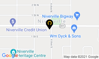 Red River Co-Op in Niverville map