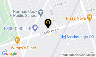 Red Seal Auto Pros in Orillia map