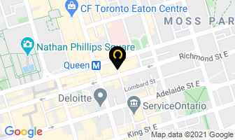 Red Stilettos in Toronto map