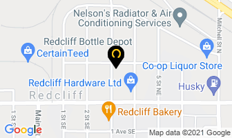 Redcliff Bottle Depot in Redcliff map