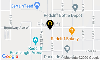 Redcliff Curling Rink in Redcliff map
