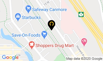 Redel Lioba Dr in Canmore map