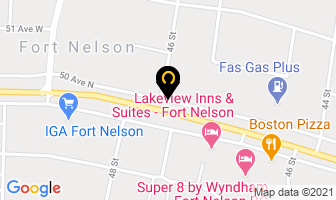 Redline Recreation in Fort Nelson map