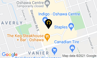 Reed's Florists in Oshawa map