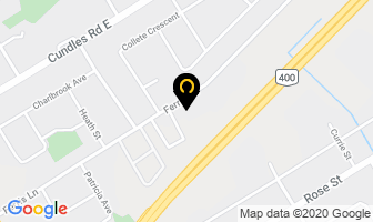 Reekie Denture Clinic in Barrie map