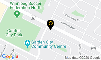 Reflexions Hair Styling in Winnipeg map