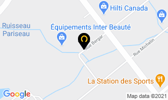 Refpro 2000 Inc in Beauharnois map