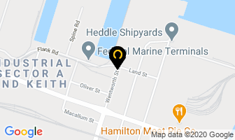 Refractories Plus Inc in Hamilton map