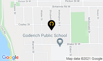 Regal Gifts Corp in Goderich map