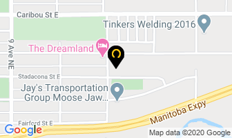 Regal Limousine Service in Moose Jaw map