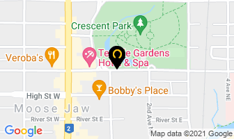 Regan M Dr in Moose Jaw map