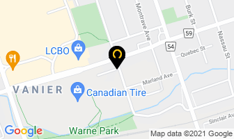 Regent Apartments in Oshawa map