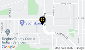 Regent Park Dry Cleaners in Regina map