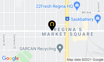Regina Audio Video Centre in Regina map