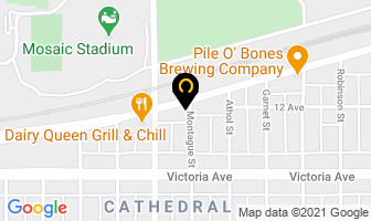 Regina Cabs Business Office in Regina map