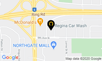 Regina Car Wash in Regina map