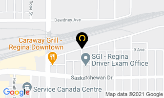 Regina Messenger in Regina map