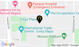 Regina Soccer Association in Regina map