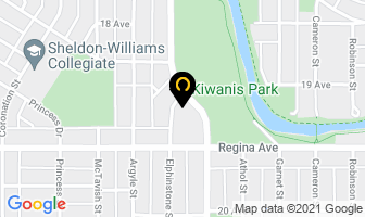 Regina Ukrainian Dance Ensemble in Regina map