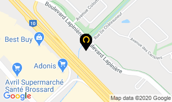 Regroupement Plaisancier Quebec in Brossard map
