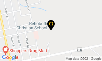 Rehoboth Christian School in Stouffville map