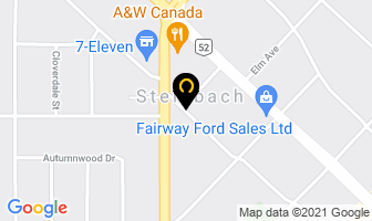 Reimer Jake & Darlene in Steinbach map