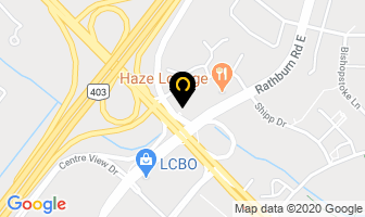 Relaxology Wellness Centre in Mississauga map