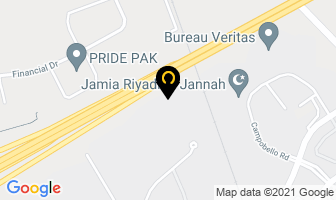 Reliable Courier in Mississauga map