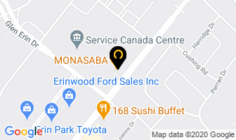 Reliable Parts in Mississauga map
