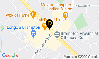 Reliance Comfort Limited Partnership in Brampton map