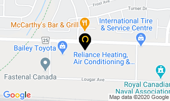 Reliance Home Comfort in Sarnia map