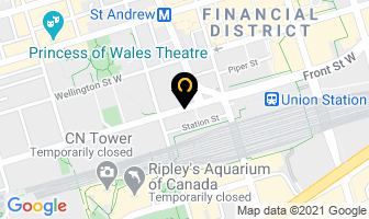 Reliant Web Hosting in Toronto map