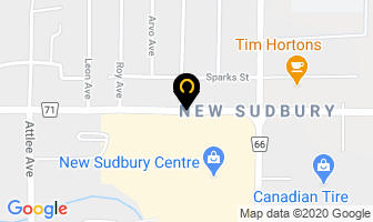 Remax Crown Realty 1989 in Sudbury map
