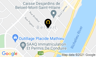 Rembourrage Claude in Whistler map