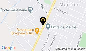 Rembourrage Mercier Enr in Mercier map