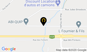 Remorquage K M G Inc in Val-d'Or map