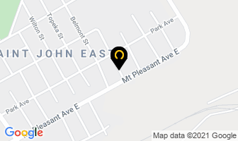 Rene Robichaud Const Ltd in Saint John map
