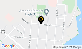 Renfrew County District School Board Arnprior District High School in Arnprior map