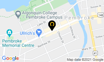 Renfrew County Youth Services in Pembroke map