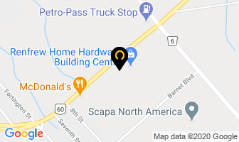 Renfrew Hydro Inc in Aurora map