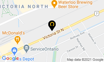 Rennie Automotive in Kitchener map