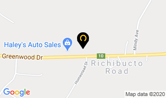 Reno's Auto Sales in Richibucto Road map