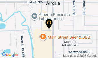 Renowned Finishing in Airdrie map