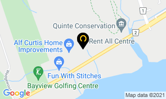 Rent All Centre in Magog map
